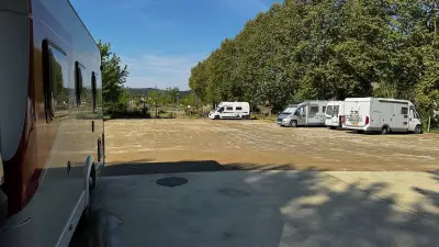 Área gratuita para autocaravanas cerca de Barcelona en Navarcles