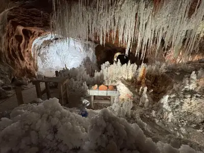 Interior de la mina de sal de Cardona