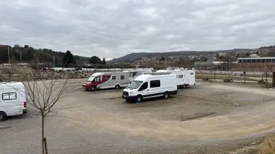 Área gratuita de autocaravanas en Gironella