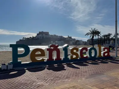 Cartel gigante de Peñíscola