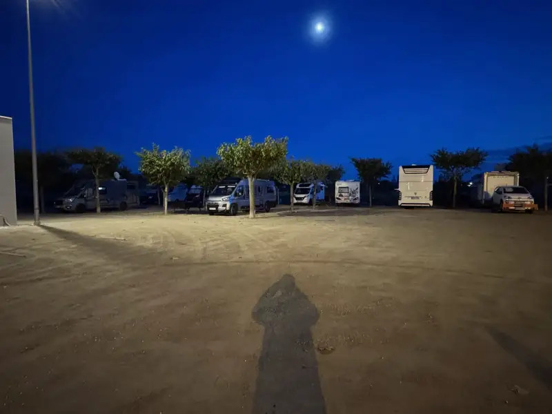 Área de autocaravanas de Cervera — Gratuita junto a los Mossos